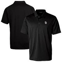 Men's Cutter & Buck Black San Diego Padres Prospect Eco Textured Stretch Recycled Polo