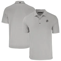 Men's Cutter & Buck Gray New York Yankees Forge Eco Recycled Polo