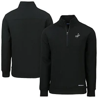 Men's Cutter & Buck Los Angeles Dodgers Roam Eco Quarter-Zip Jacket