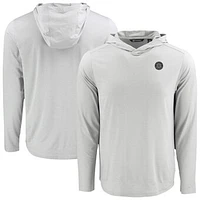 Men's Cutter & Buck Gray Seattle Mariners Coastline Epic Comfort Eco Recycled Hoodie T-Shirt