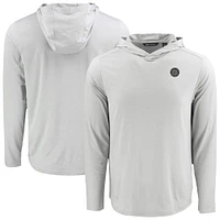 Men's Cutter & Buck Gray Seattle Mariners Coastline Epic Comfort Eco Recycled Hoodie T-Shirt