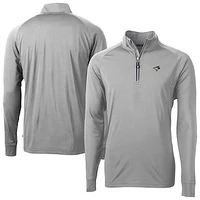 Men's Cutter & Buck Toronto Blue Jays Adapt Eco DryTec Raglan Quarter-Zip Jacket