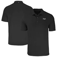 Men's Cutter & Buck Black Tampa Bay Rays Forge Eco Stretch Recycled Polo