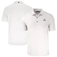 Men's Cutter & Buck White St. Louis Cardinals Forge Eco Stretch Recycled Polo