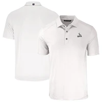 Men's Cutter & Buck White St. Louis Cardinals Forge Eco Stretch Recycled Polo