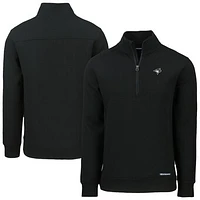 Men's Cutter & Buck Toronto Blue Jays Roam Eco Quarter-Zip Jacket