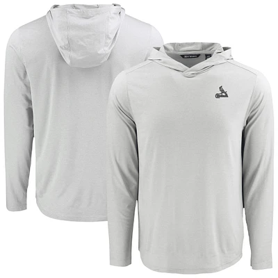 Men's Cutter & Buck St. Louis Cardinals Coastline Epic Comfort Eco Recycled Long Sleeve Hoodie T-Shirt