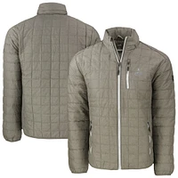 Men's Cutter & Buck Heather Green St. Louis Cardinals Rainier PrimaLoft Eco Insulated Full-Zip Puffer Jacket