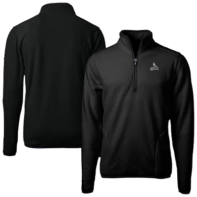 Men's Cutter & Buck St. Louis Cardinals Cascade Eco Fleece Quarter-Zip Jacket