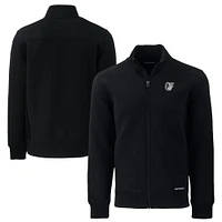 Men's Cutter & Buck Black Baltimore Orioles Big & Tall Roam Eco Recycled Full-Zip Jacket