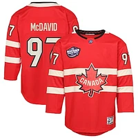 Youth Connor McDavid Red Canada 2025 4 Nations Face-Off Premier Player Jersey