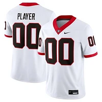 Men's Nike White Georgia Bulldogs NIL Pick-A-Player Game Jersey