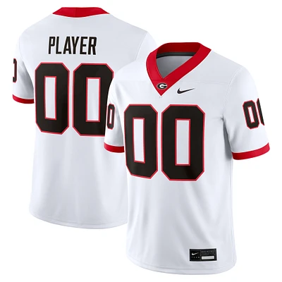 Men's Nike White Georgia Bulldogs NIL Pick-A-Player Game Jersey