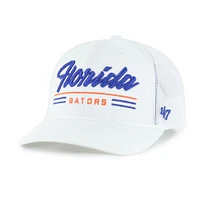 Men's '47 White Florida Gators Garner Rope Trucker Adjustable Hat