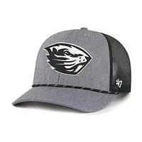 Men's '47  Gray Oregon State Beavers Carbon Rope Adjustable Hat