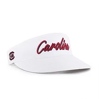 Men's '47 White South Carolina Gamecocks Melbourne brrr° Adjustable Visor