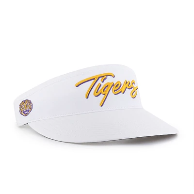 Men's '47 White LSU Tigers Melbourne brrr° Adjustable Visor