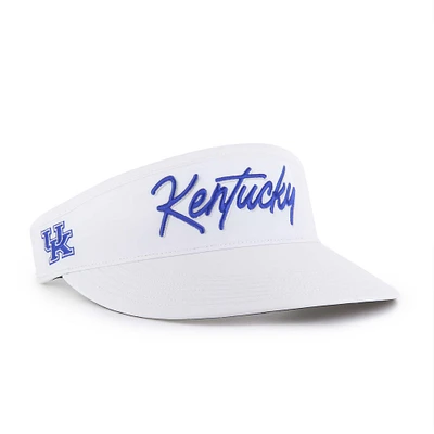 Men's '47 White Kentucky Wildcats Melbourne brrr° Adjustable Visor