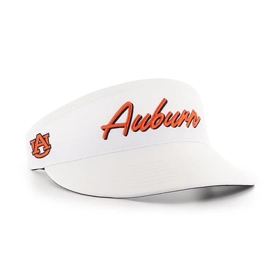 Men's '47 White Auburn Tigers Melbourne brrr° Adjustable Visor