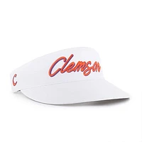 Men's '47 White Clemson Tigers Melbourne brrr° Adjustable Visor