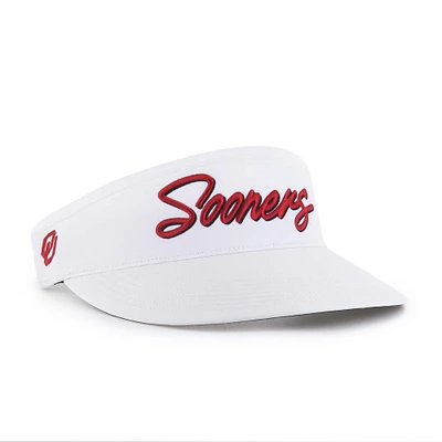 Men's '47 White Oklahoma Sooners Melbourne brrr° Adjustable Visor