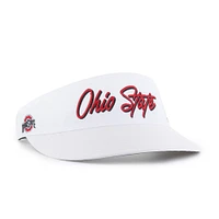 Men's '47 White Ohio State Buckeyes Melbourne brrr° Adjustable Visor