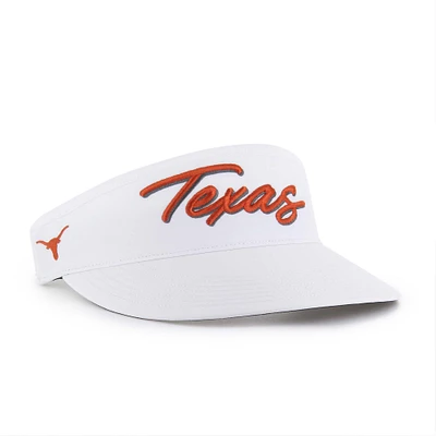 Men's '47 White Texas Longhorns Melbourne brrr° Adjustable Visor