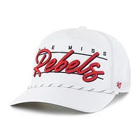 Men's '47 White Ole Miss Rebels Condor Hitch brrr° Adjustable Hat