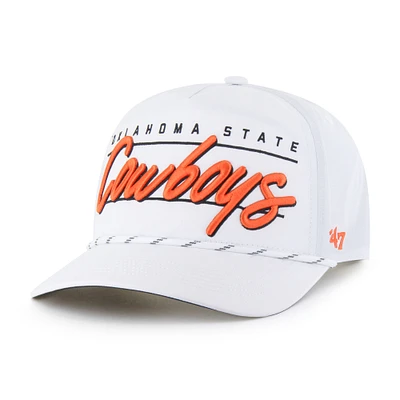 Men's '47 White Oklahoma State Cowboys Condor Hitch brrr° Adjustable Hat