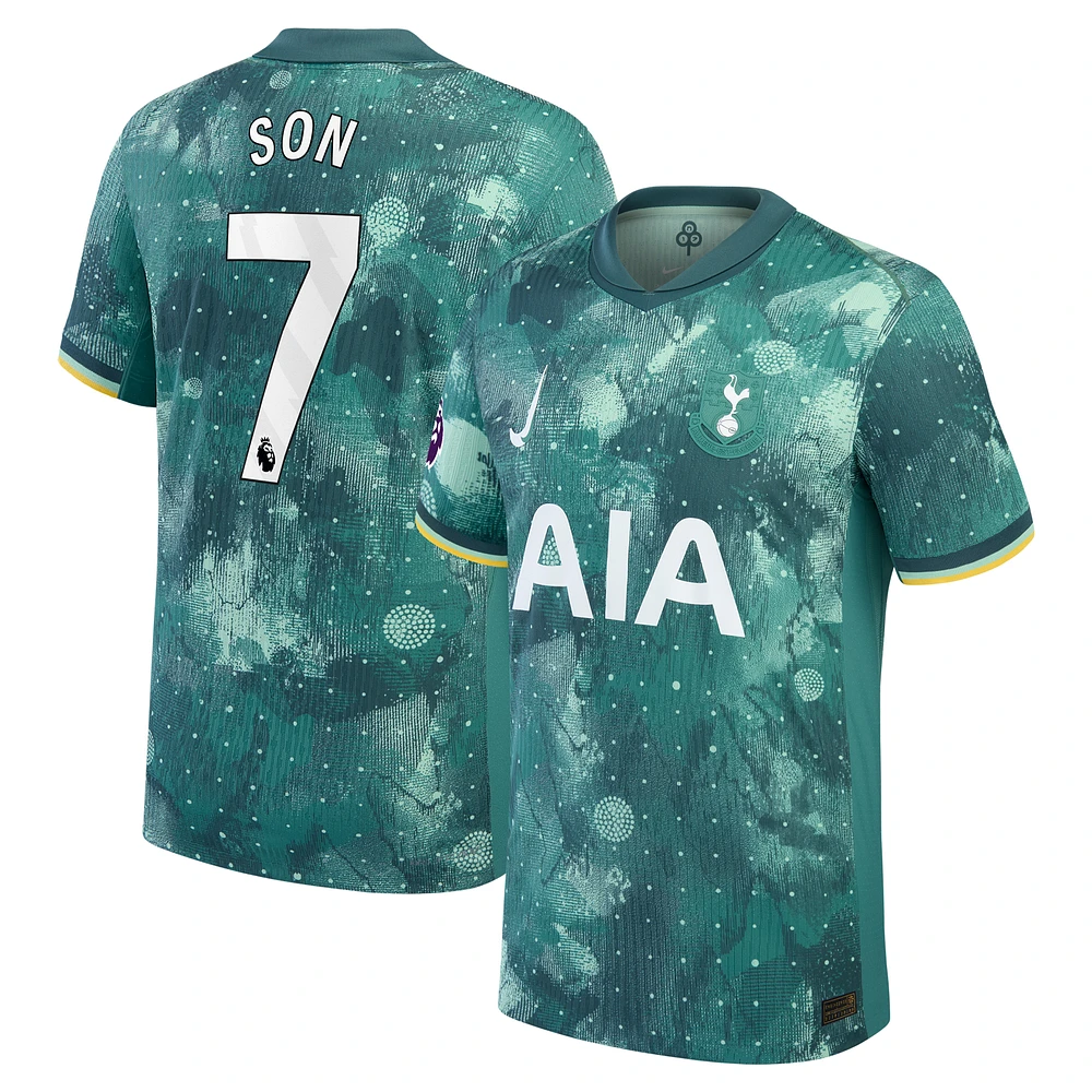 Men's Nike Son Heung-Min Green Tottenham Hotspur 2024/25 Third Authentic Player Jersey