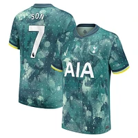 Youth Nike Son Heung-Min Green Tottenham Hotspur 2024/25 Third Replica Player Jersey