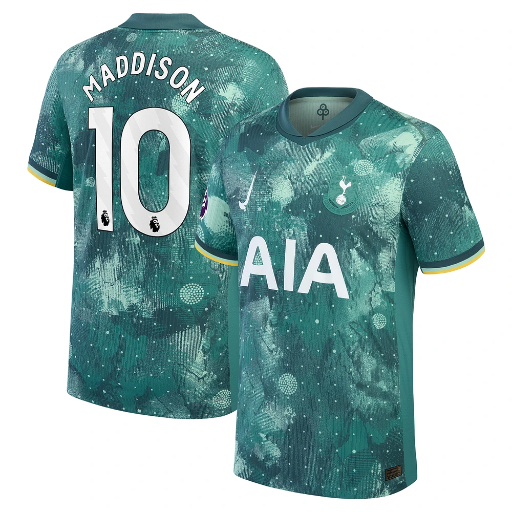 Men's Nike James Maddison Green Tottenham Hotspur 2024/25 Third Authentic Player Jersey