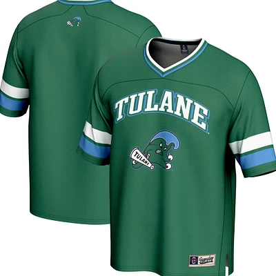 Men's GameDay Greats Green Tulane Wave Spirit Football Jersey