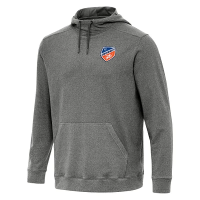 Men's Antigua Heather FC Cincinnati Cloud Pullover Hoodie
