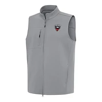 Men's Antigua Gray D.C. United Demand Full-Zip Vest