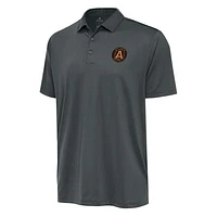 Men's Antigua Charcoal Atlanta United FC Big & Tall Ellipse Polo
