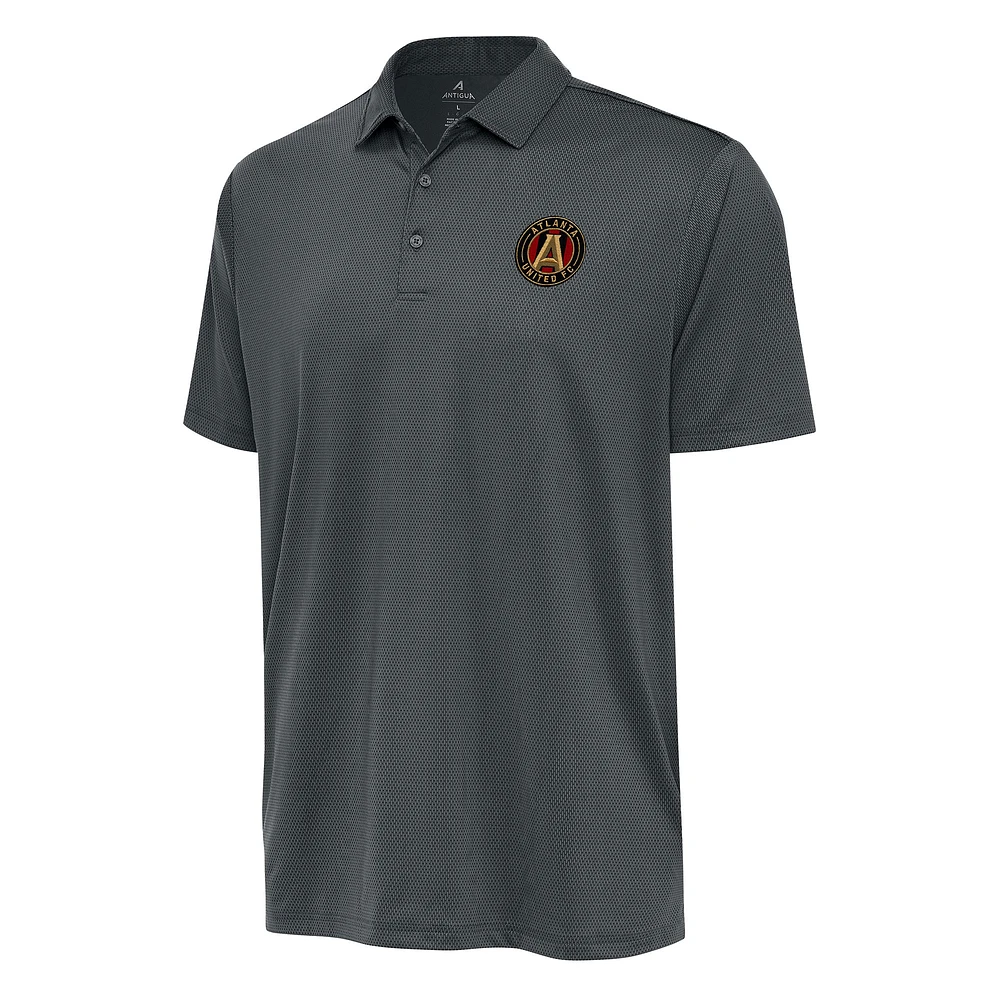 Men's Antigua Charcoal Atlanta United FC Big & Tall Ellipse Polo
