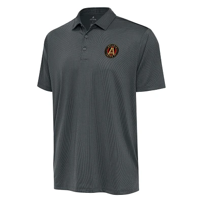 Men's Antigua Charcoal Atlanta United FC Big & Tall Ellipse Polo