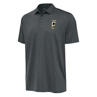 Men's Antigua Charcoal Columbus Crew Big & Tall Ellipse Polo