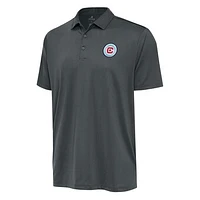 Men's Antigua Charcoal Chicago Fire Big & Tall Ellipse Polo