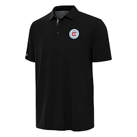 Men's Antigua Black Chicago Fire Era Polo
