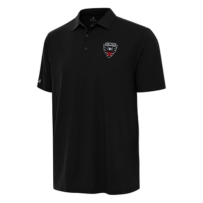 Men's Antigua Black D.C. United Era Polo