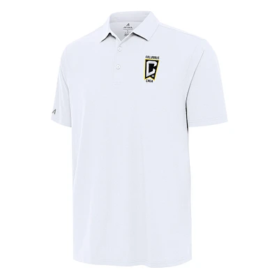 Men's Antigua White Columbus Crew Era Polo