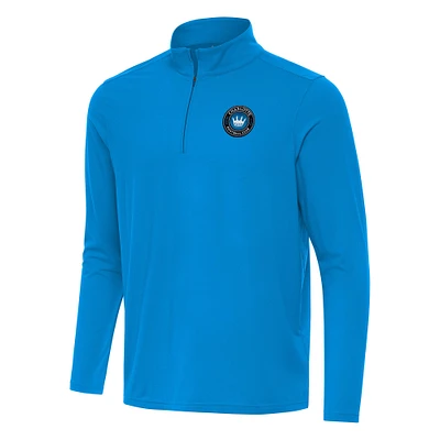 Men's Antigua Charlotte FC Intent Quarter-Zip Jacket