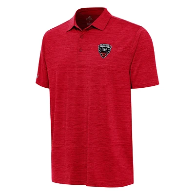Men's Antigua Heather Red D.C. United Layout Polo