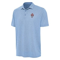 Men's Antigua Heather Sky Blue Colorado Rapids Scheme Polo