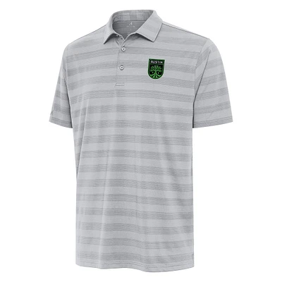 Men's Antigua Gray Austin FC  Tunnel Polo
