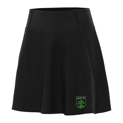 Women's Antigua Black Austin FC Chip Skort