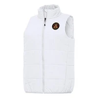 Women's Antigua White Atlanta United FC Experience Full-Zip Vest
