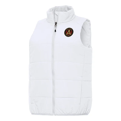 Women's Antigua White Atlanta United FC Experience Full-Zip Vest